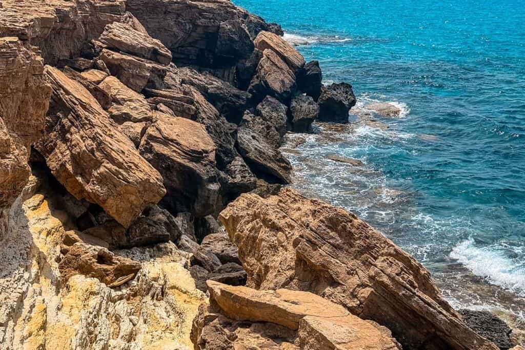 Rocky landscape in Cyprus
