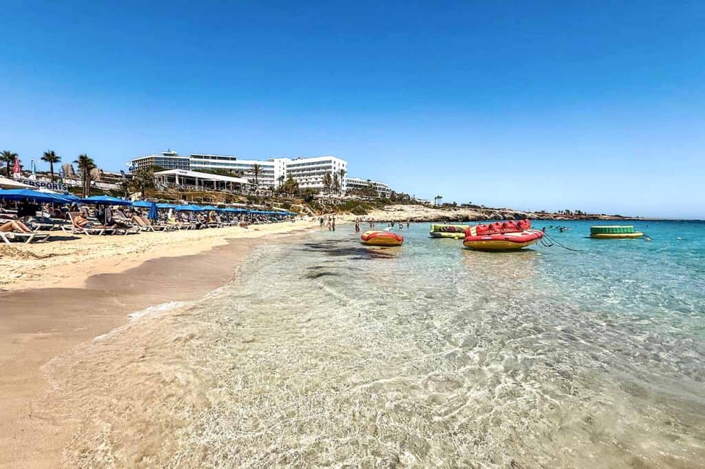 Glyki Nero Beach in Ayia Napa