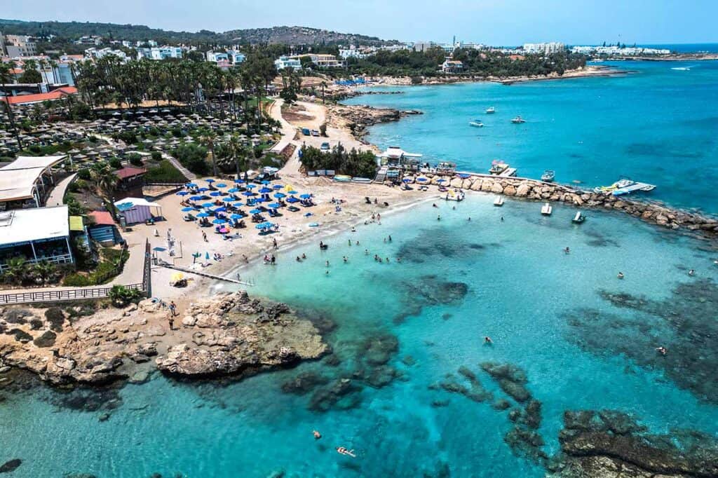 Lombardi Beach in Protaras