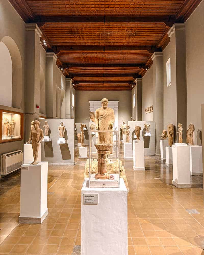 Inside the Cyprus Museum in Nicosia