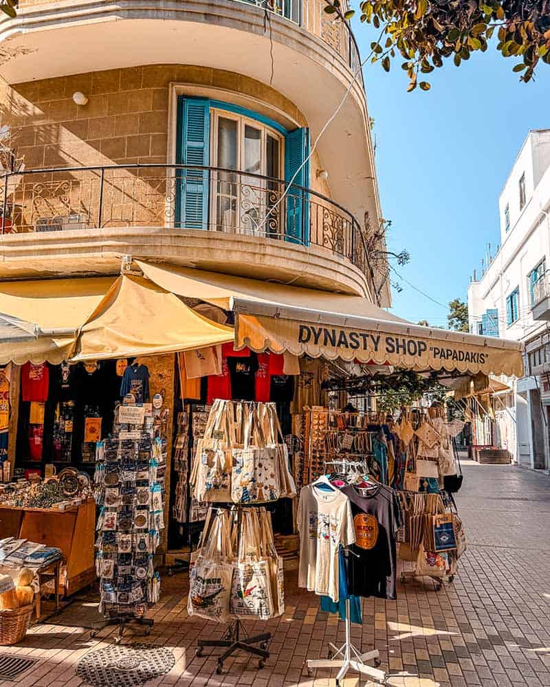 Souvenir shop in Nicosia