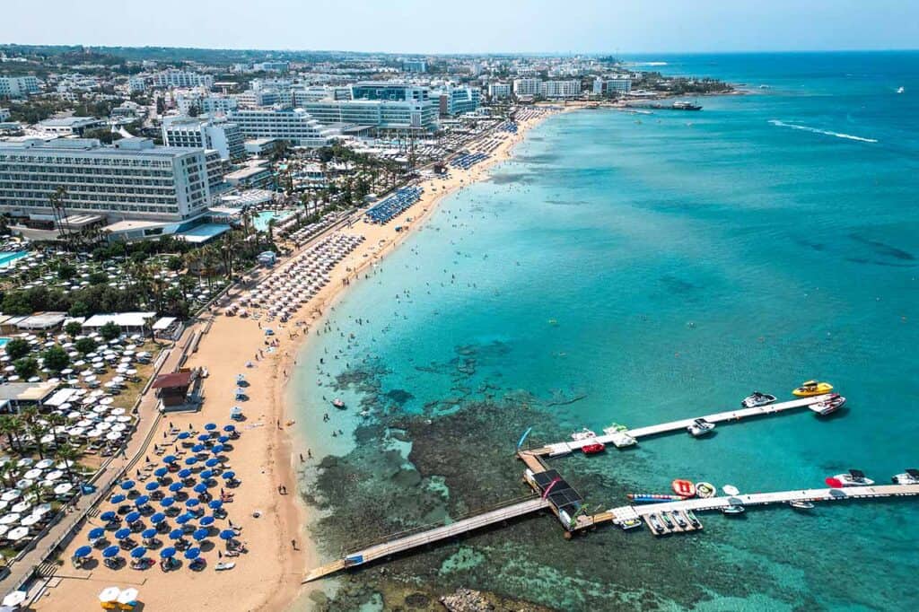 Vrisi Beach in Protaras